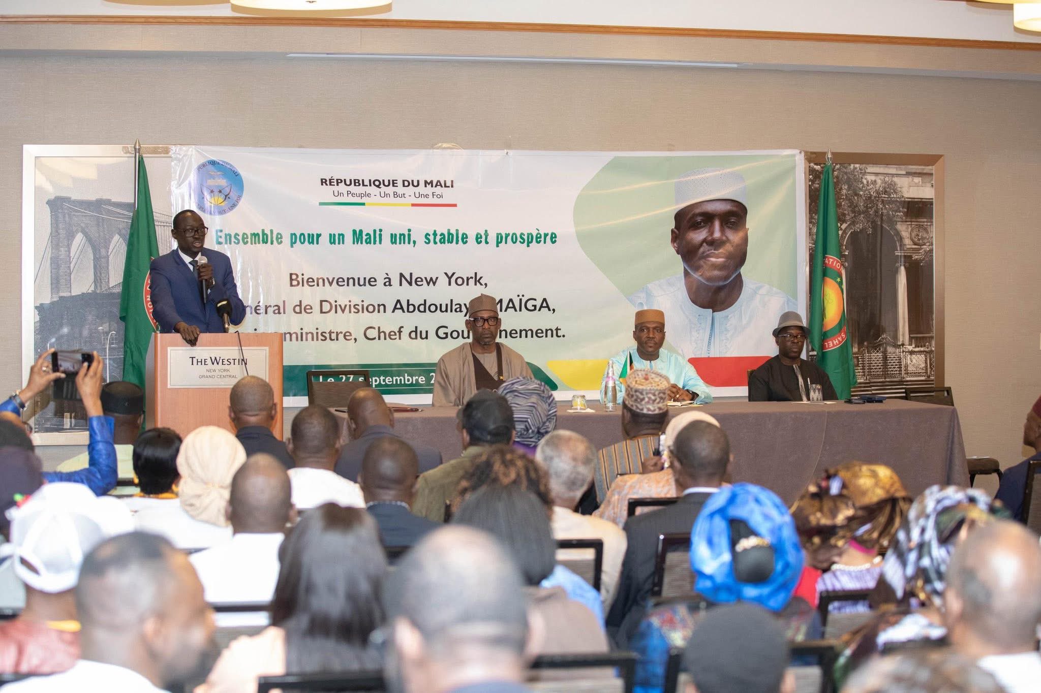 Diaspora malienne aux États-Unis : le Premier ministre Abdoulaye Maïga célèbre l'unité et le soutien à la Transition