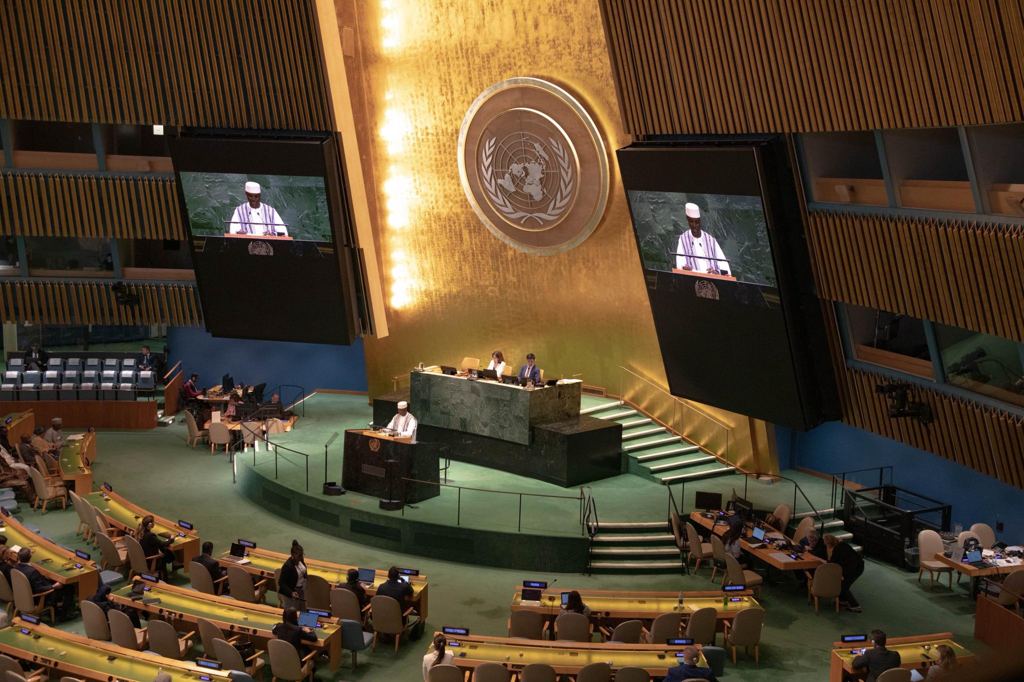 ONU : le Premier ministre malien dénonce les ingérences étrangères et annonce le retrait de l'AES de la CPI