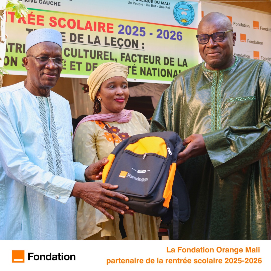 Fondation Orange Mali, partenaire de la rentrée scolaire 2025-2026 : 4 500 kits offerts pour l'équité