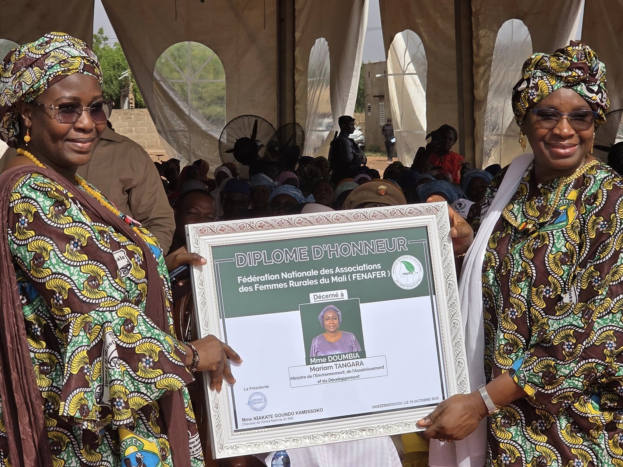 Ouezimbougou : le Mali célèbre la femme rurale en promouvant l’agroécologie face au changement climatique