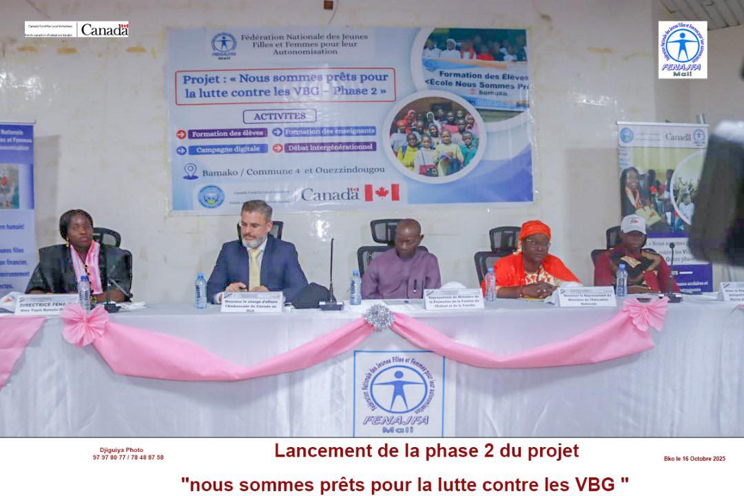 Lutte contre les VBG : « Nous sommes prêts »