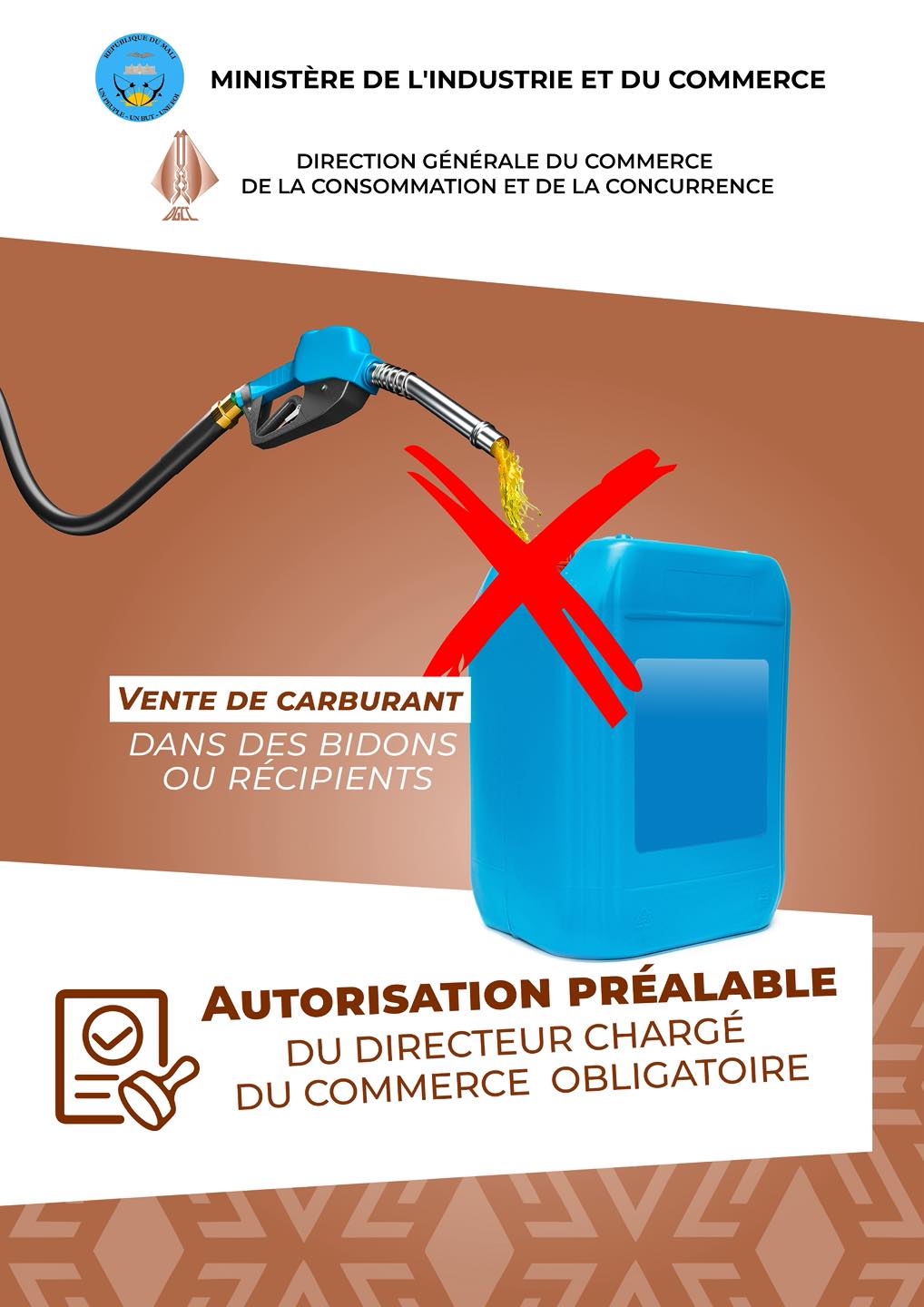 Vente de carburant en bidons : interdiction totale de l'essence, le gasoil soumis à autorisation stricte