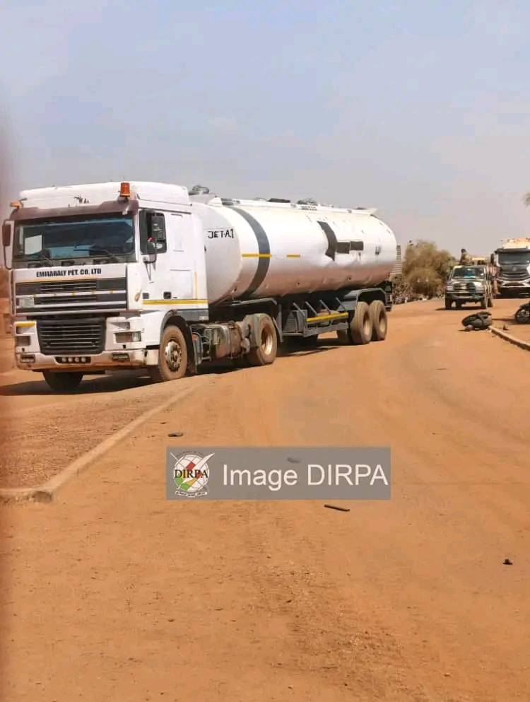 Région de Gao : la mission Siradjè assure l'escorte de citernes pour le ravitaillement en hydrocarbures