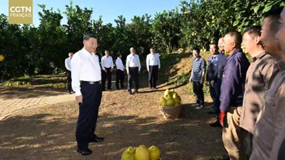 Xi Jinping inspecte la ville de Meizhou dans la province du Guangdong (sud)