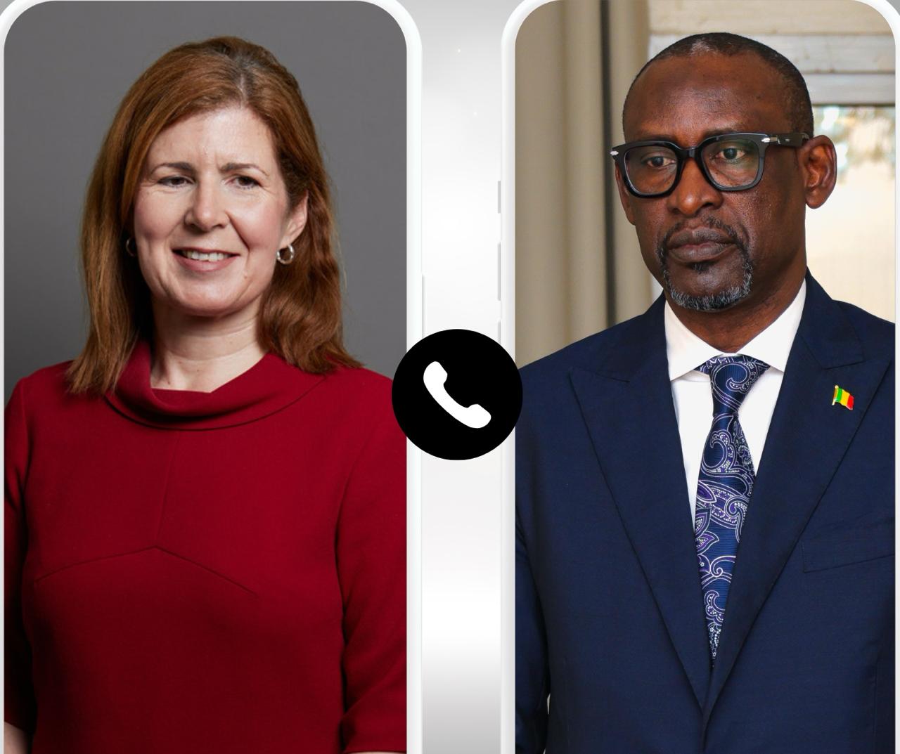 Échanges diplomatiques : le Ministre Abdoulaye Diop s'entretient avec la Ministre d’État britannique Baroness Chapman