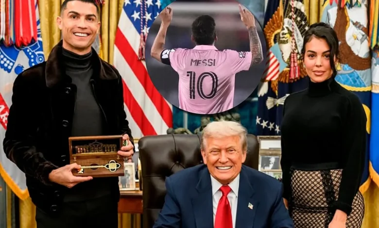 Les démocrates répondent à Trump avec une vidéo de Messi après la visite de Cristiano Ronaldo à la Maison Blanche