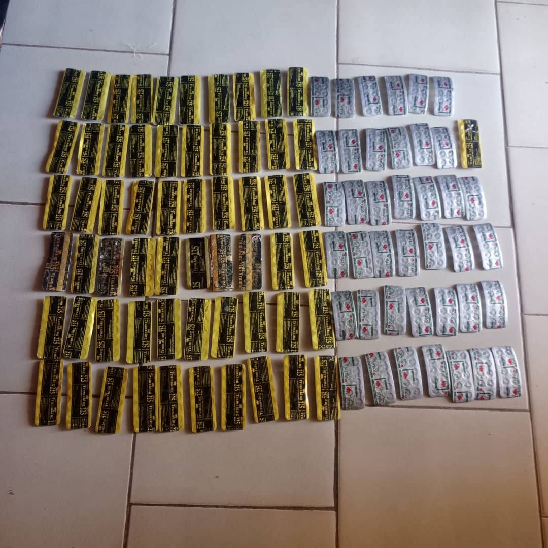 Santé Publique : Plus de 1 000 comprimés de Tramadol saisis par l'OCS de Koulikoro