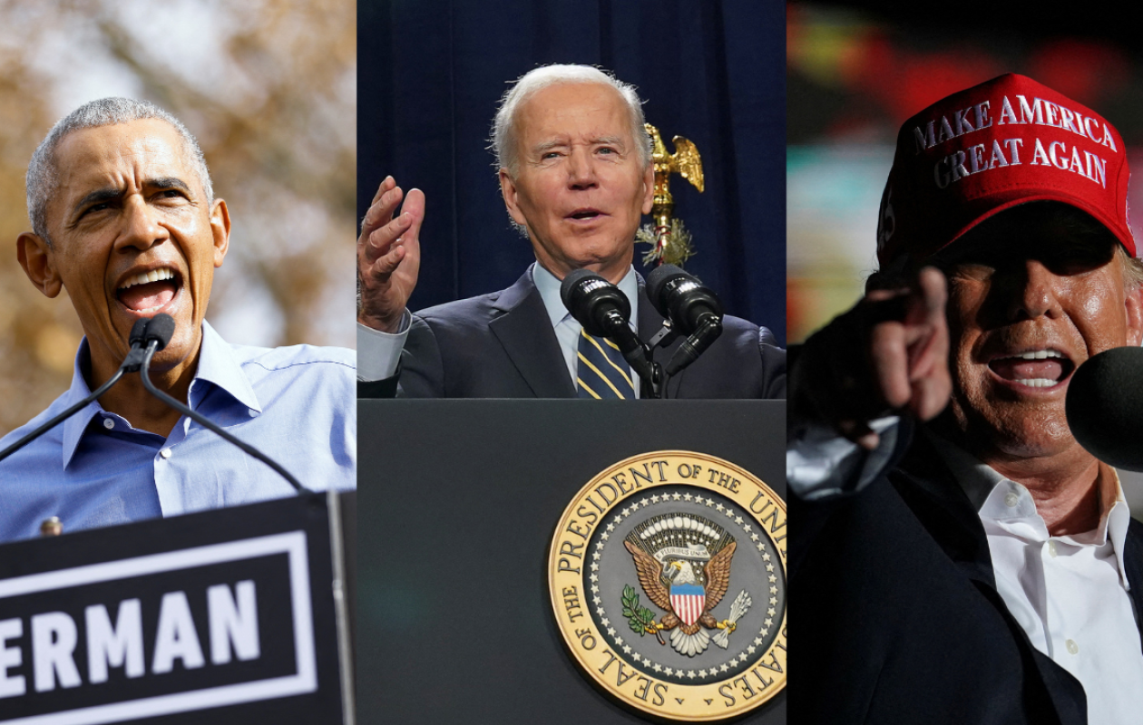 "Barack Hussein", "Joe l'endormi"... Trump franchit un nouveau palier dans l'insulte contre Biden et Obama