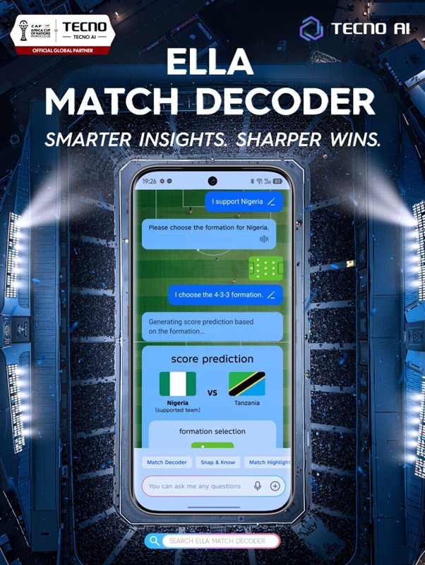 Les fonctionnalités IA de TECNO pour l’AFCON ouvrent une nouvelle ère dans l’expérience mobile du football