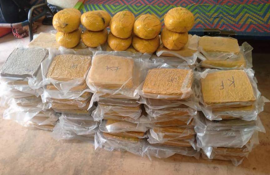 Koutiala : Saisie de 120 briques de chanvre indien dissimulées dans de la patate douce