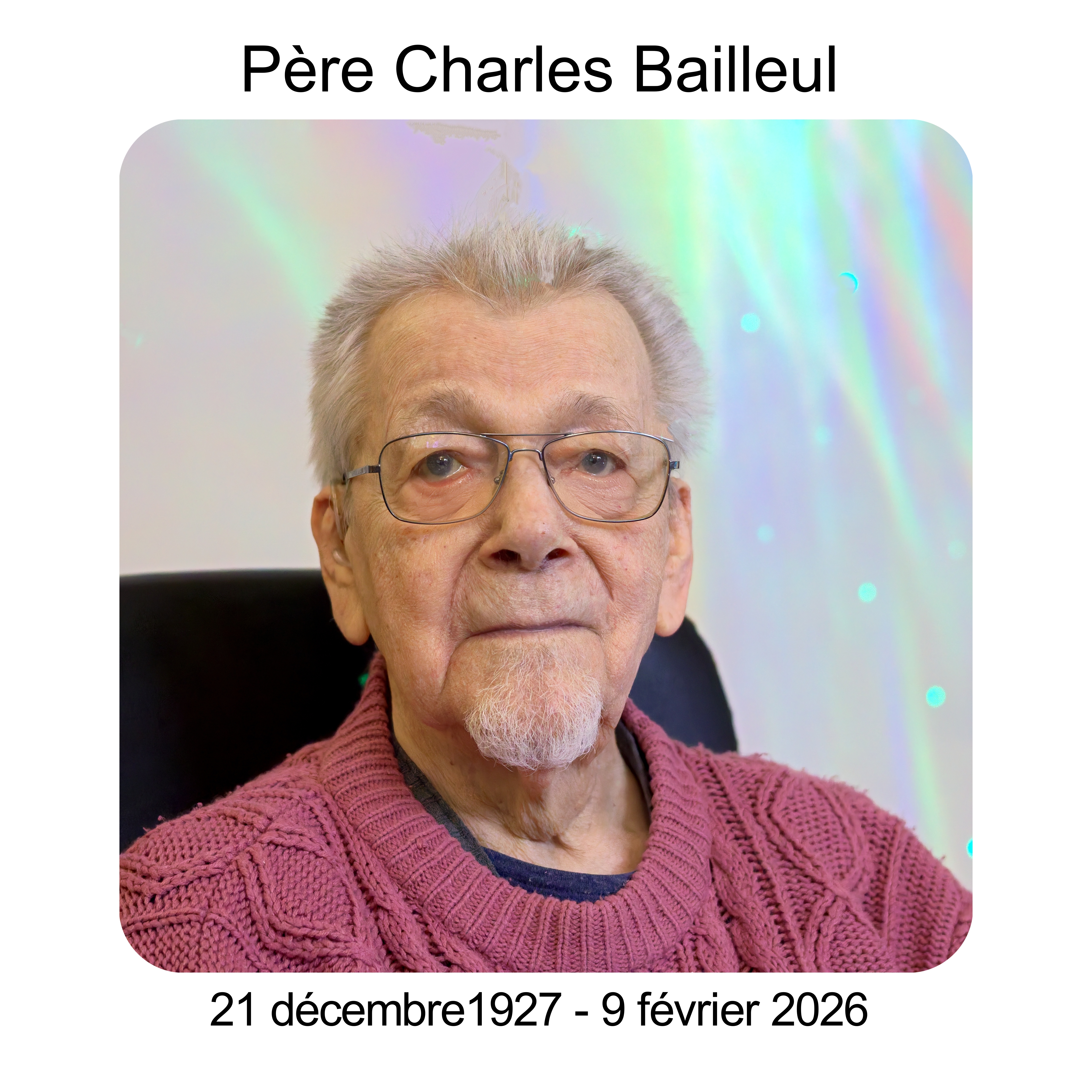 Hommage : Le Père Charles Bailleul, illustre auteur du dictionnaire Bambara, s'en est allé