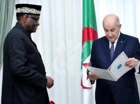 Le Président Tebboune reçoit le MAE malien porteur d'un message du Président Keïta