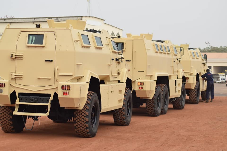 Le 3ème convoi de 7 véhicules blindés de type typhoon est arrivé à Bamako