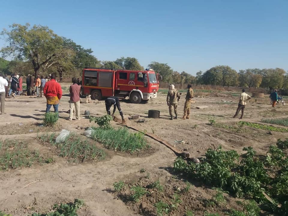 Intervention à haut risque de la protection civile dans le village de Massala, Commune kébila Cercle Kolondiéba