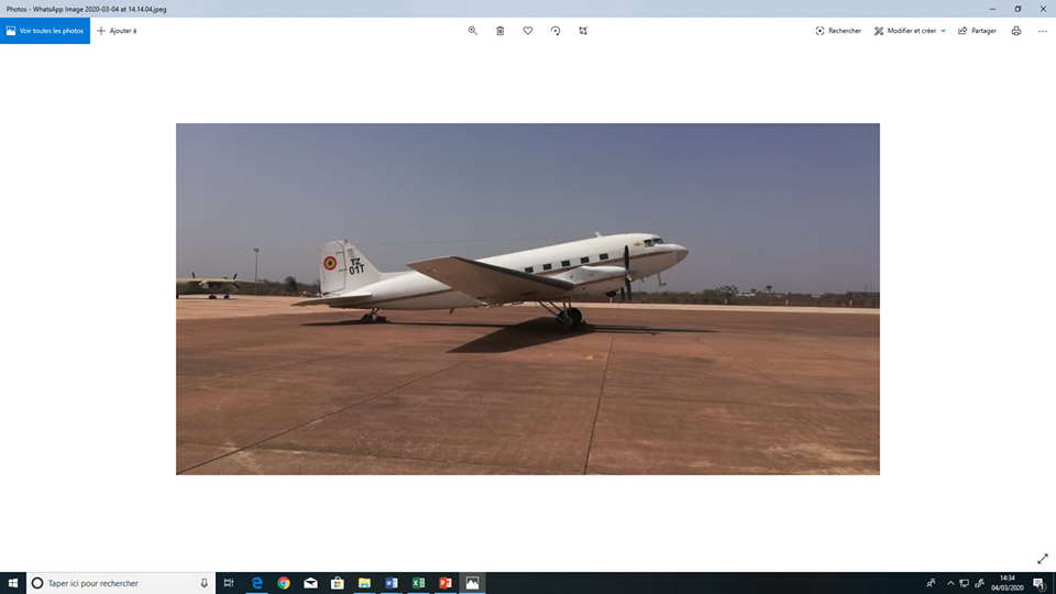 Récapitulatif des activités aériennes exécutées du 24 février au 02 mars 2020