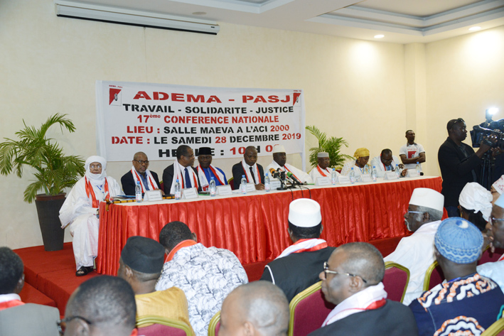 17è Conférence nationale ordinaire : L’ADÉMA-PASJ affiche ses ambitions pour les futures échéances électorales