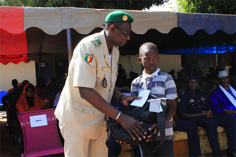 Assistance  aux enfants orphelins des militaires tombés au front : Wadidè Founé Coulibaly  organise la matinée  récréative