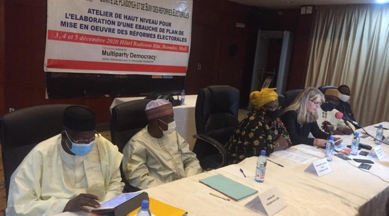 Atelier de haut niveau pour l’élaboration d’un projet de plan d’accompagnement du processus des réformes électorales au Mali
