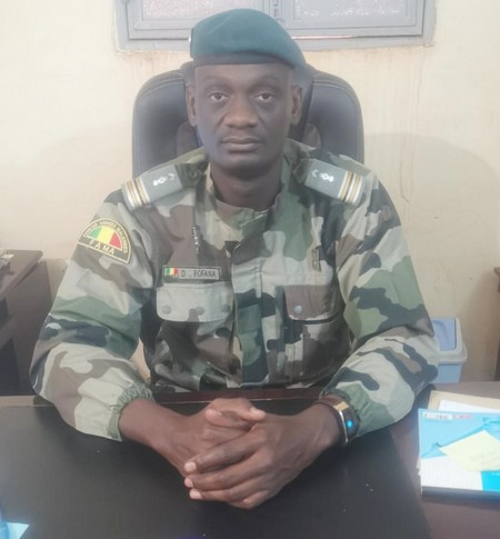 Sécurisation des personnes et des biens dans la région de Mopti : Le Lieutenant-Colonel Daouda Fofana désormais Commandant région de la gendarmerie