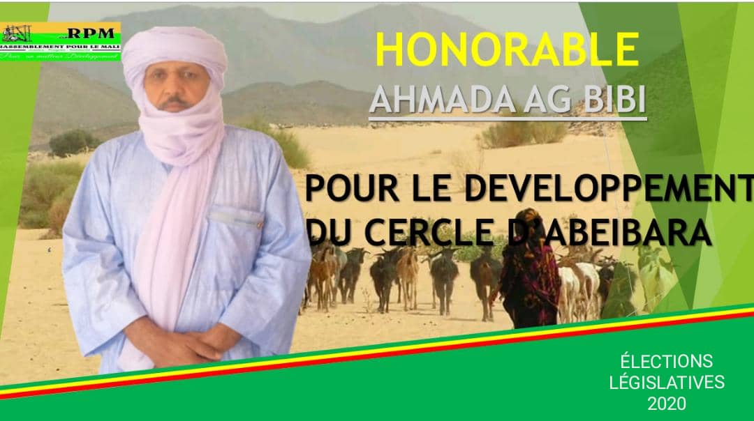 Ahmada AG BIBI, le candidat pour le changement et le développement du cercle d’ABEIBARA
