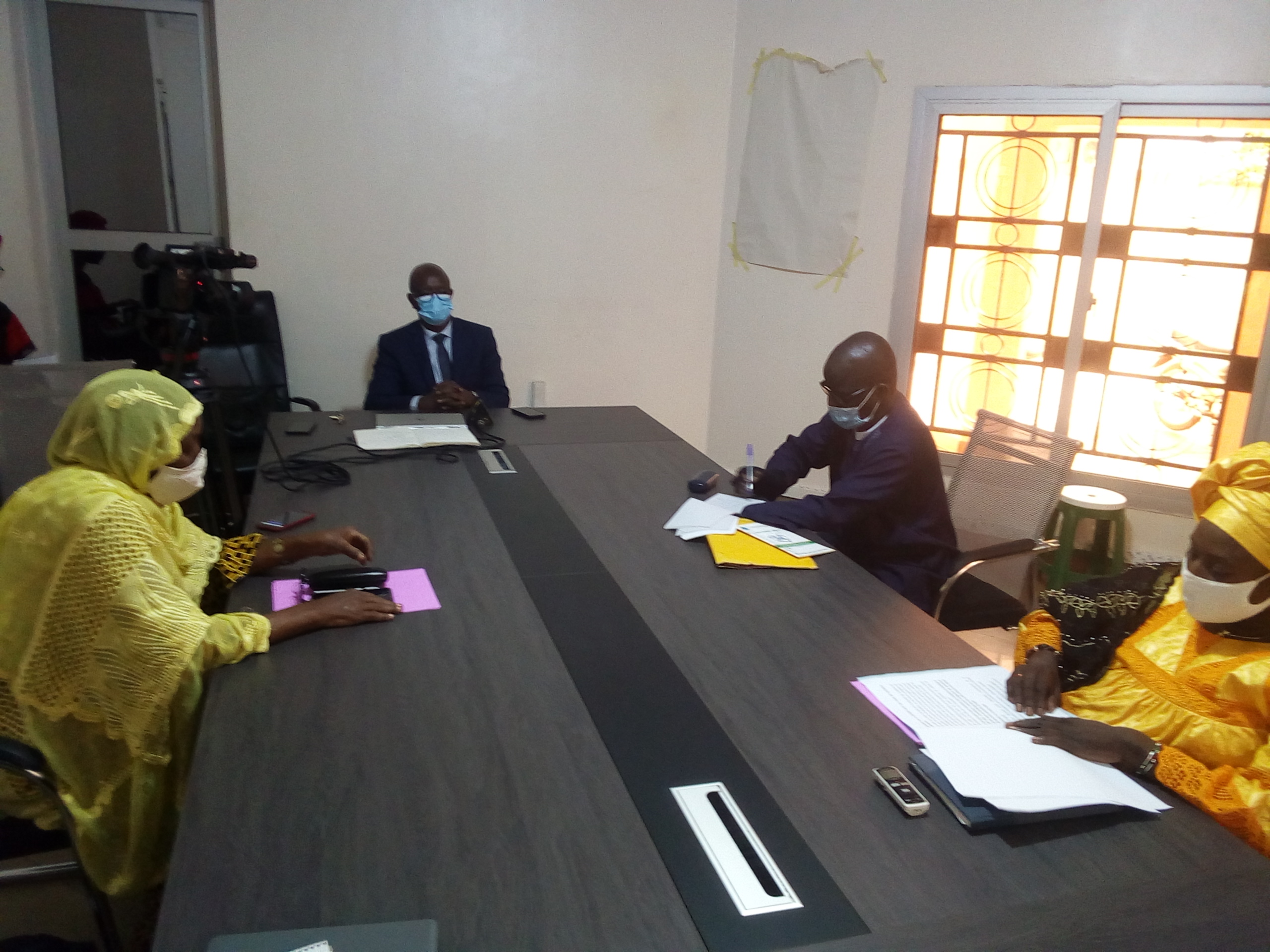 Rencontre entre les membres de la Plateforme Handicap et VIH et le Coordinateur de la cellule sectorielle de lutte contre le VIH/Sida.