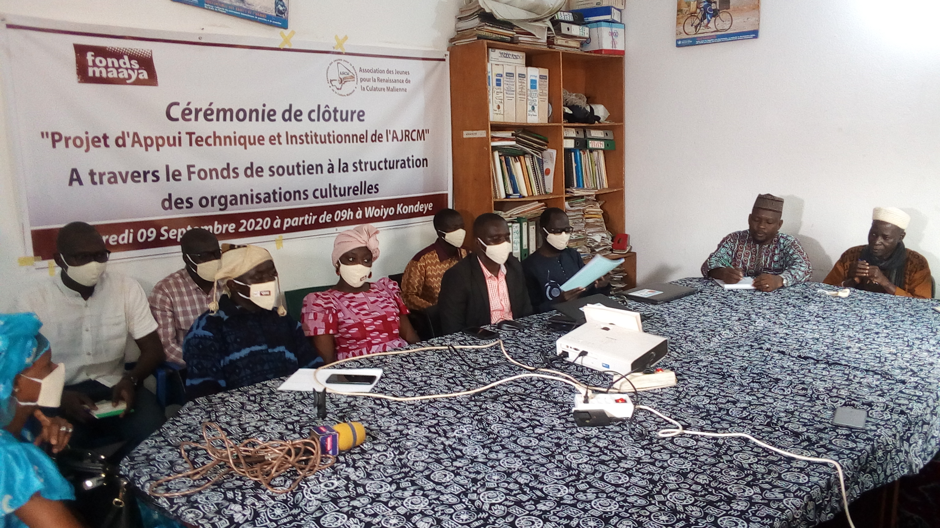 Cérémonie de clôture du Projet d'appui institutionnel de l'AJRCM.