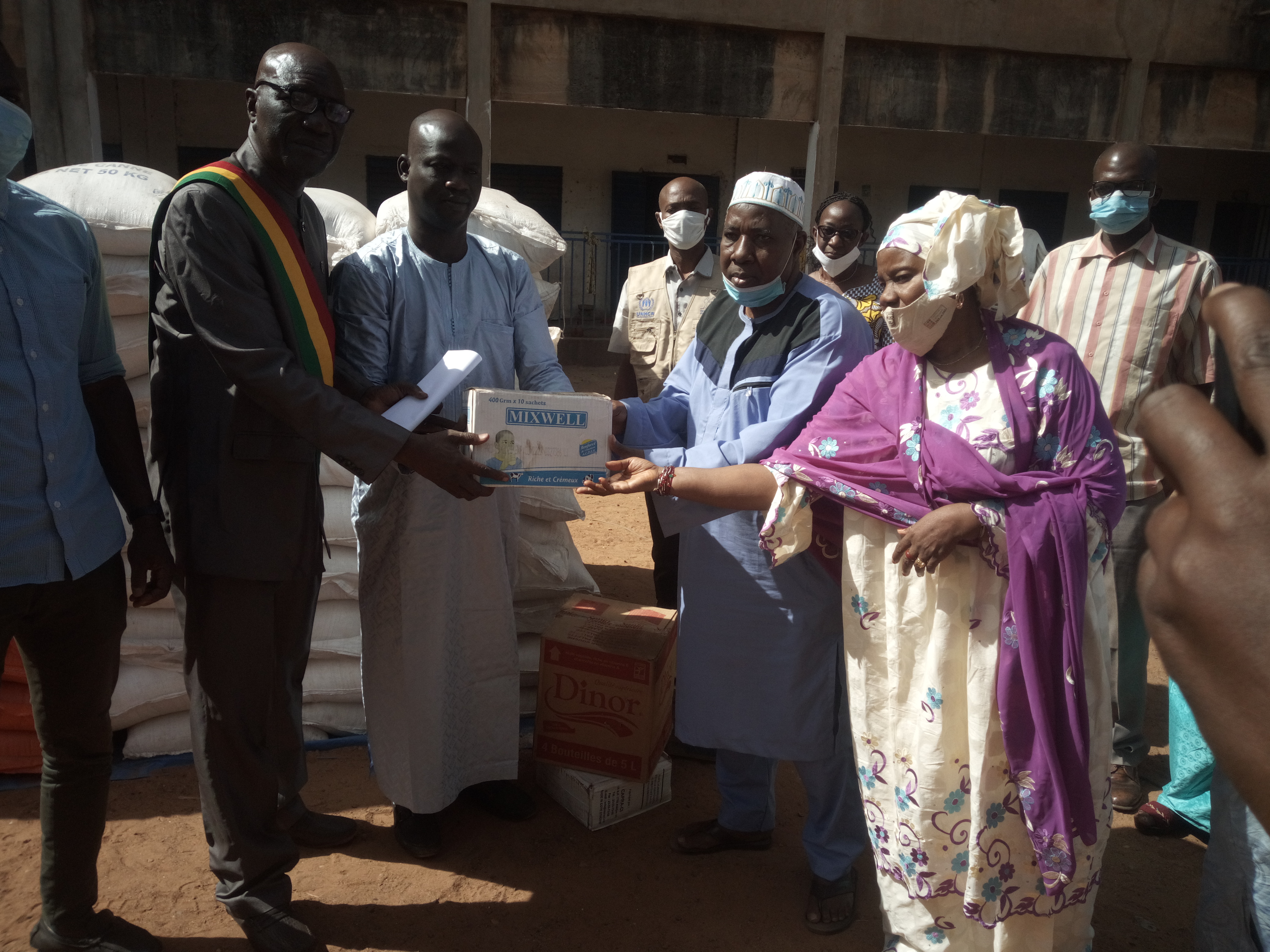 Mali: La société CIM-Mali   au secours des  personnes  déplacées !