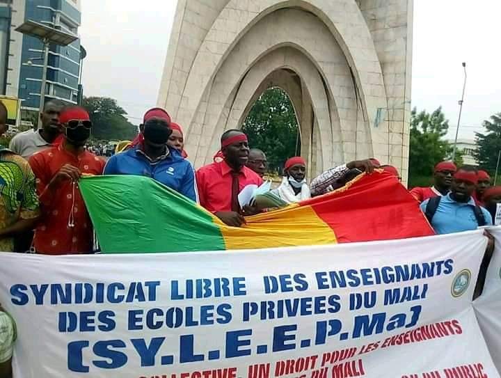 Bamako : Les enseignants des écoles privées ont manifesté hier