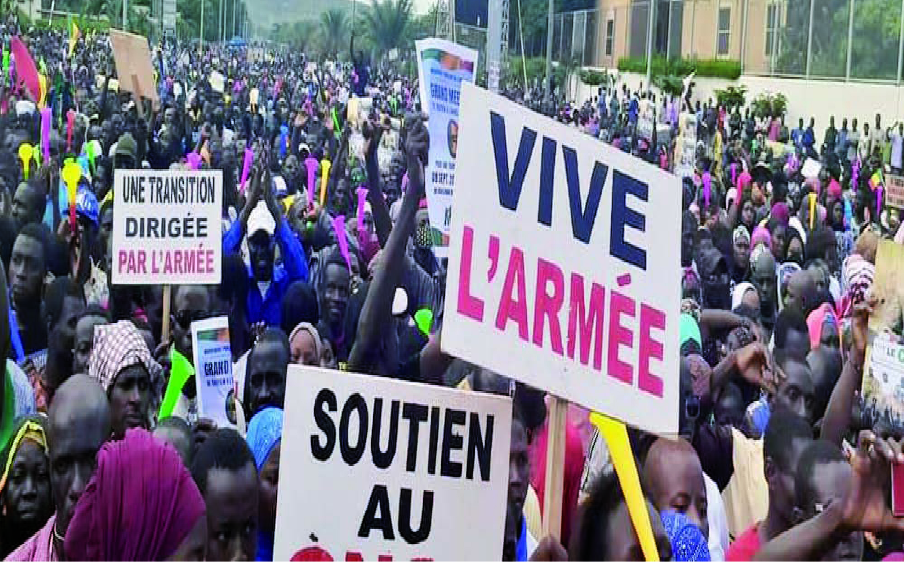 Bamako : Rassemblement de soutien aux militaires au pouvoir hier
