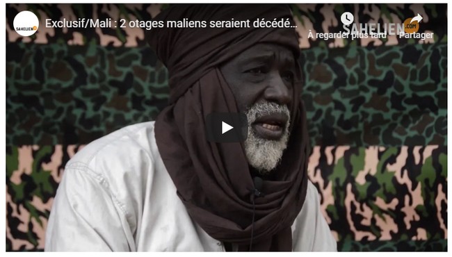 Exclusif/ Mali : deux otages maliens seraient décédés dans le centre du pays, un autre témoigne dans une vidéo