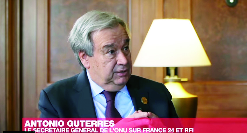 Antonio Guterres, secrétaire général de l’ONU : «Le terrorisme est en train de gagner, ce qui se passe au Burkina, au Mali et au Niger est une tragédie humanitaire avec un impact terrible… »