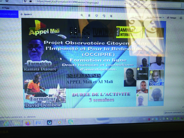 Droits humains et Journalisme d’investigation : Une trentaine de journalistes formée dans les deux domaines