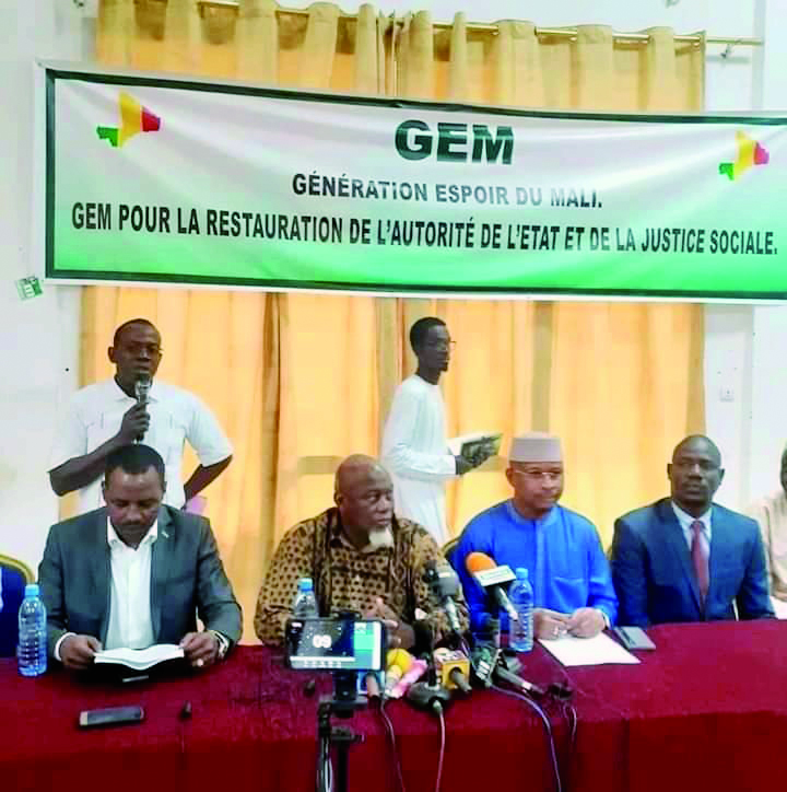 Pour une sortie  de crise  au Mali : Le regroupement GEM exige la libération  sans condition  des personnalités  arrêtées  et  une  transition civile