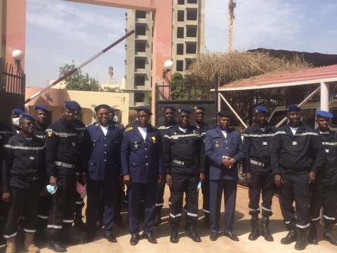 Direction générale de la protection civile du Mali : le DG de la Police nationale, le Contrôleur général de police Souleymane Traoré en visite de courtoisie