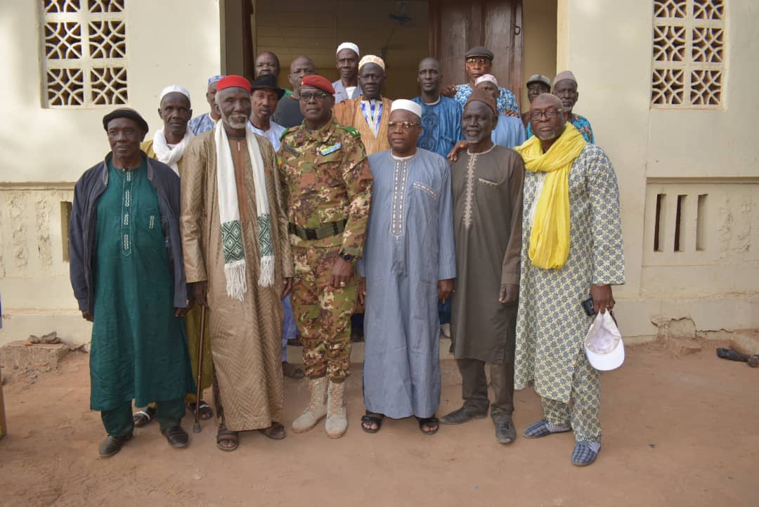 Bienvenue à la maison  des Anciens  Combattants de la section de Ségou, le Général  de Brigade Kèba Sangaré