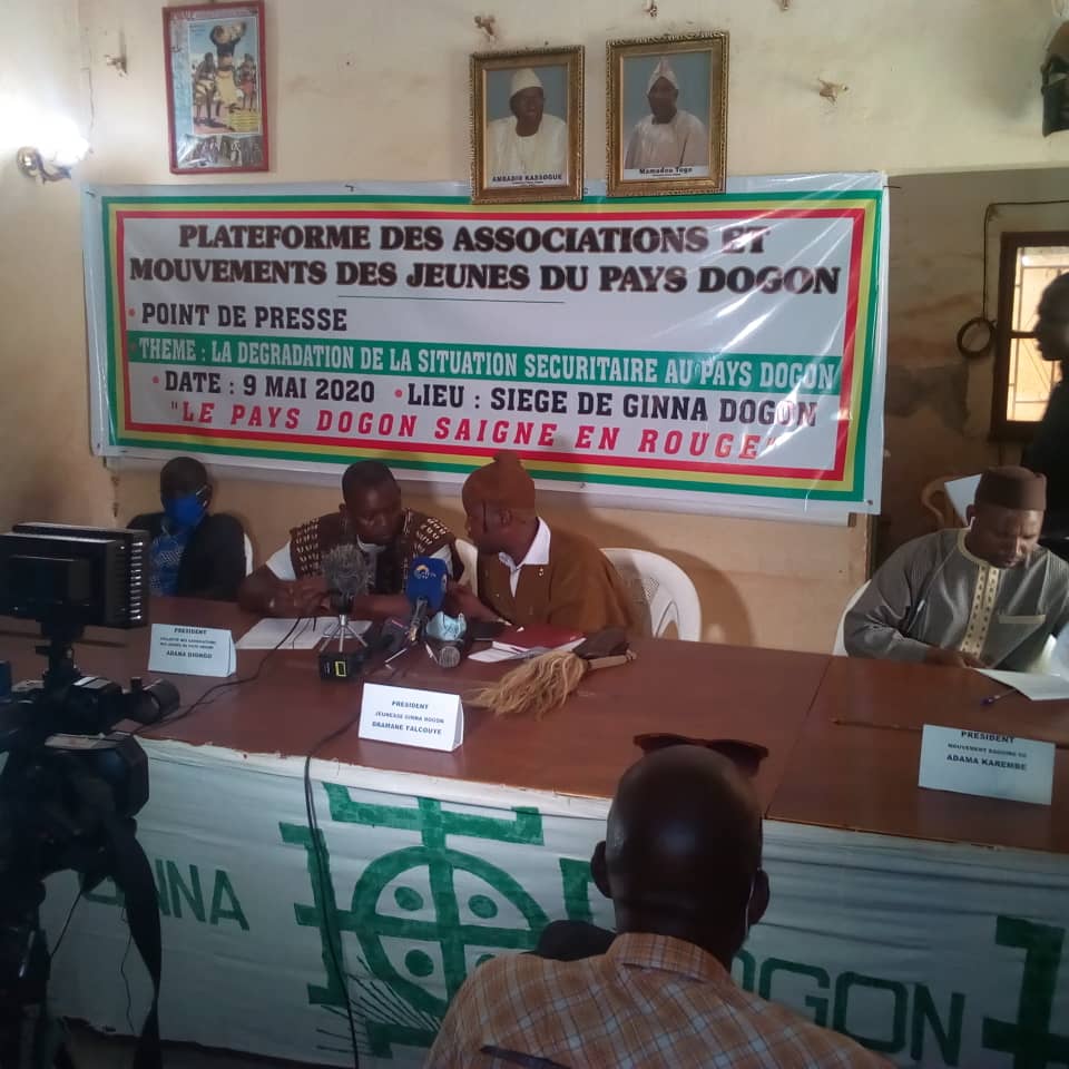 Insécurité au centre : point de presse sur la dégradation de la situation sécuritaire au pays dogon.