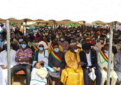 La jeunesse de l'URD dans la rue pour réclamer le retour de son président.