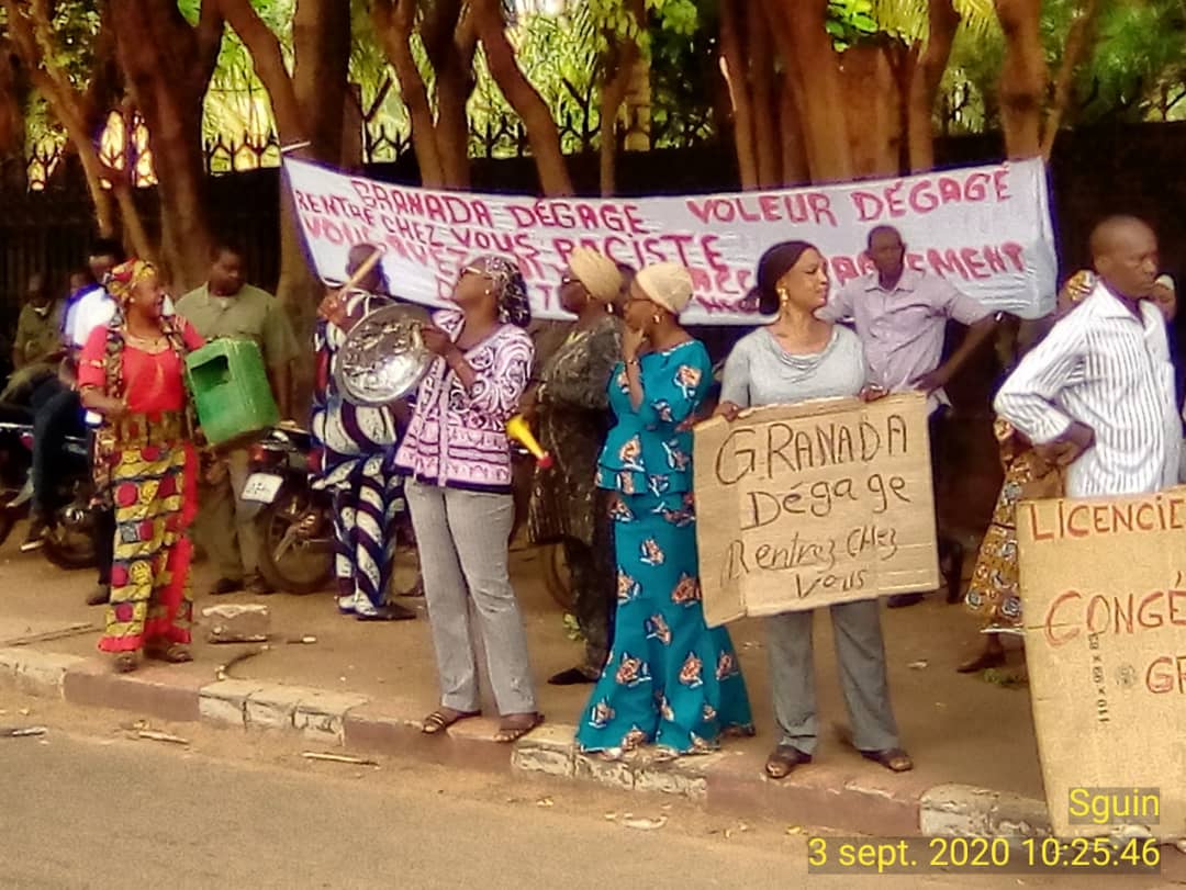Un sit-in devant l’hôtel de l’amitié pour réclamer leur droit.