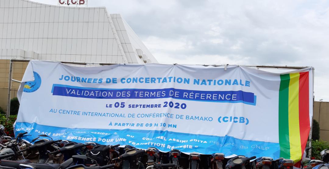 Cérémonie d’ouverture de la première phase de la concertation nationale