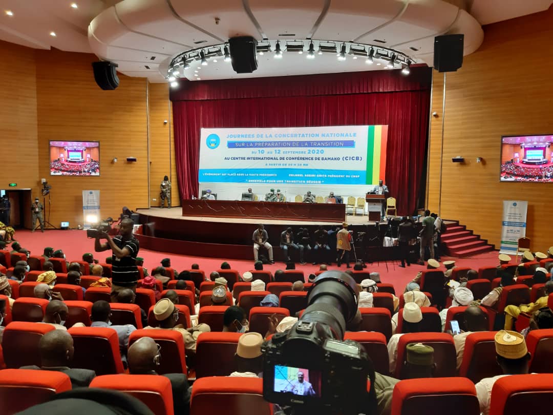 Concertation nationale : une transition d’un an et demi sera mise place.