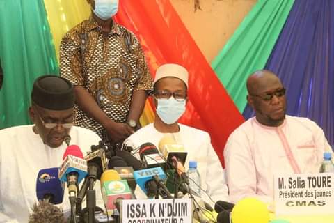 Conférence de presse de la CMAS pour clarifier sa position par rapport au gouvernement de la transition.