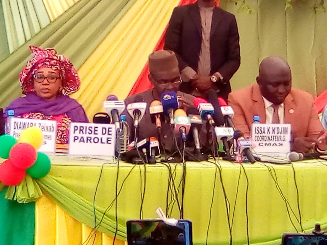 Point de presse: La CMAS étend ses tentacules à travers le territoire national.