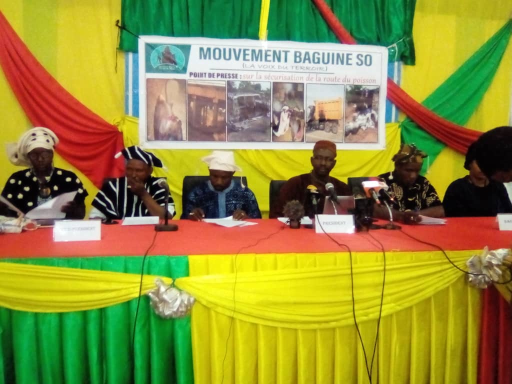 Le cri de cœur du mouvement Baguinè So sur la situation sécuritaire de la route du poisson