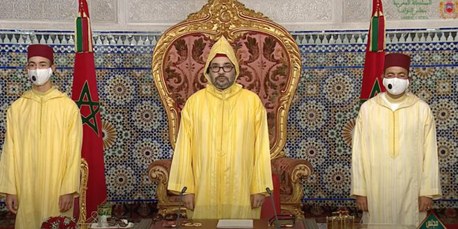 Ouverture de la session parlementaire d’automnepar le Roi du Maroc