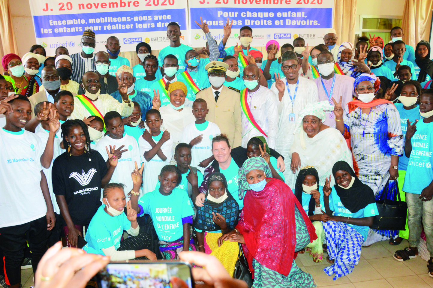 Célébration de la Journée Mondiale  de l’enfance  2020 : Une occasion pour les enfants  de  faire entendre leurs voix