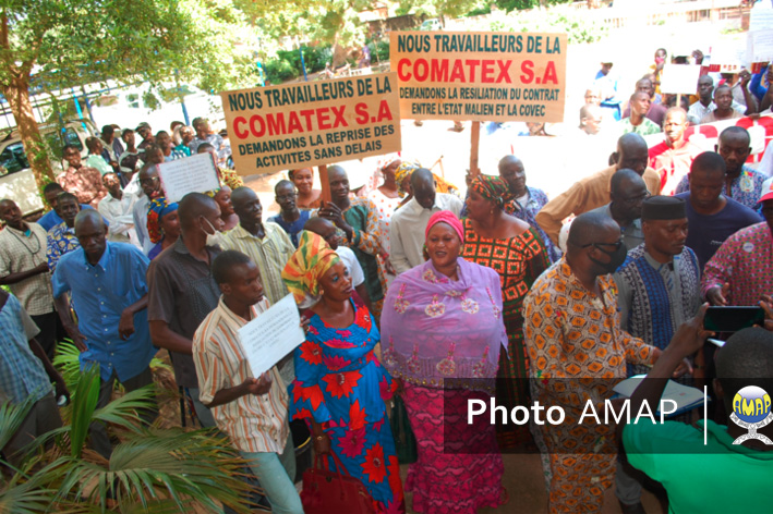 Mali : Les travailleurs réclament la réouverture de l’usine COMATEX-SA