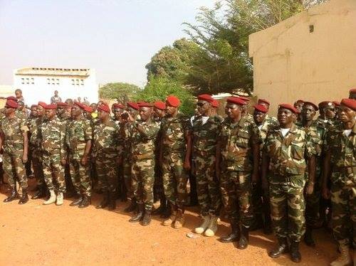 33è régiment des commandos parachutistes: Le Lieutenant-Colonel Mahamadou Kéïta arrive