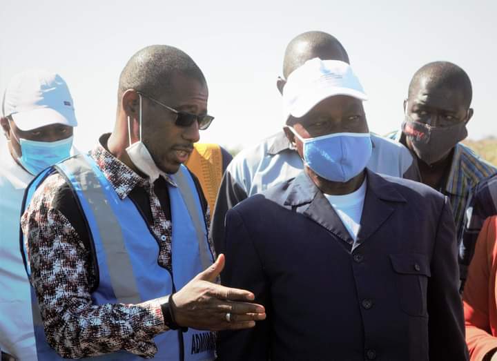 Route BANCONI-DIALAKORODJI-SAFO-DABANI-NOSSOMBOUGOU: Le ministre Makan Fily Dabo sur le chantier pour booster les travaux