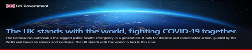 Communiqué de presse BEBN° 002:  Le Royaume-Uni va collaborer avec l’Union africaine pour ralentir la propagation du coronavirus en Afrique
