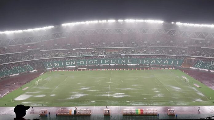 Côte d’Ivoire : le stade de la prochaine CAN noyé sous les eaux